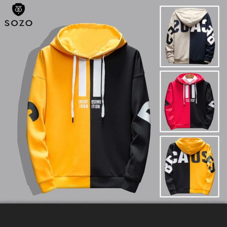 Áo Hoodie Nón Chui Trùm Đầu Nữ Nam Unisex Chất Vải Nỉ Poly Because WAH104NO