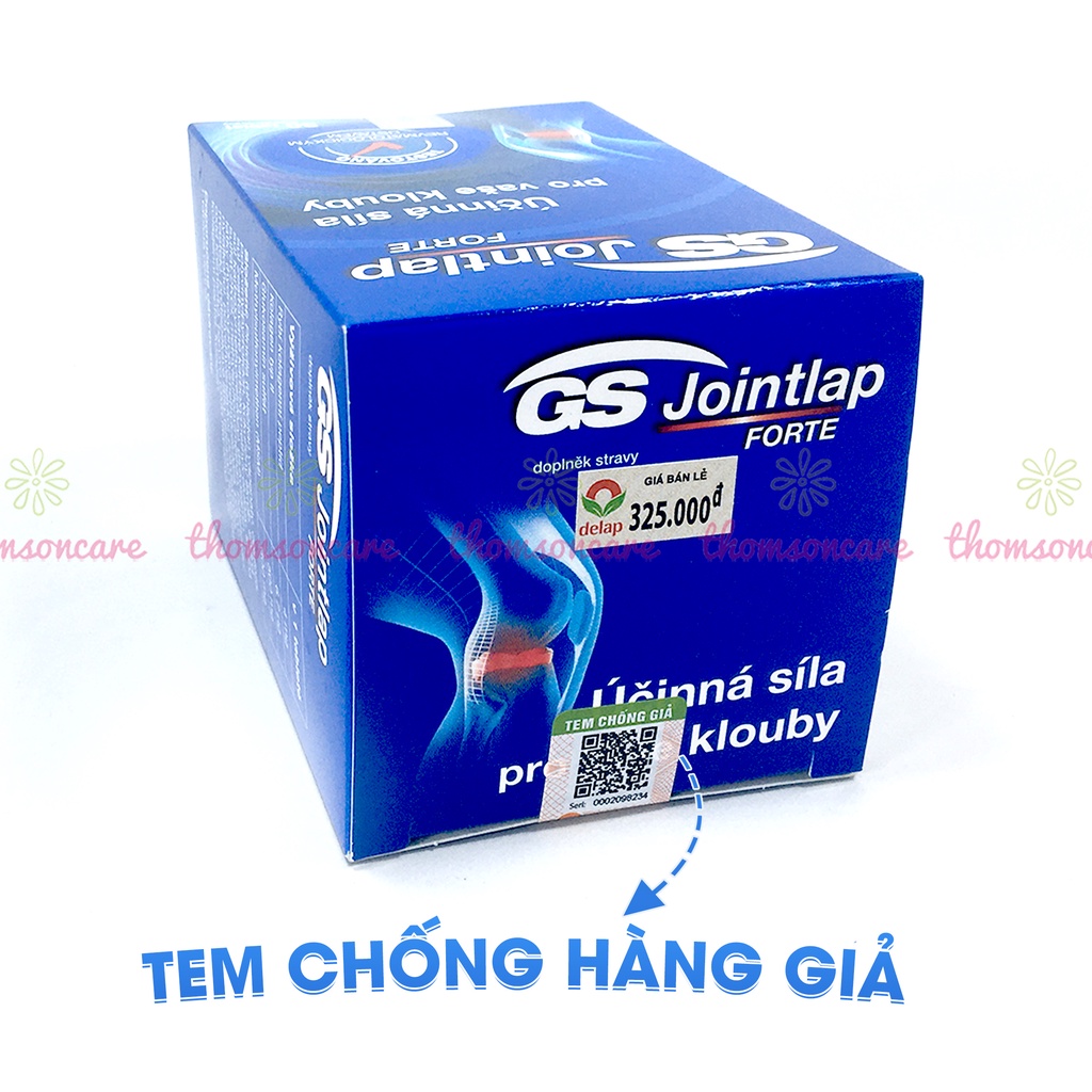 GS Joint Lap bổ sung glucosamin, giảm thoái hóa khớp, nhập khẩu từ châu Âu Hộp 30 viên có thêm Collagen