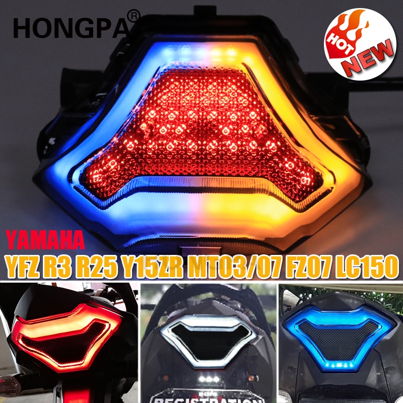 Đèn LED tín hiệu phanh đuôi xe dành cho Yamaha YZF R3 R25 Y15ZR MT03 MT07 FZ07 LC150 Exciter 150