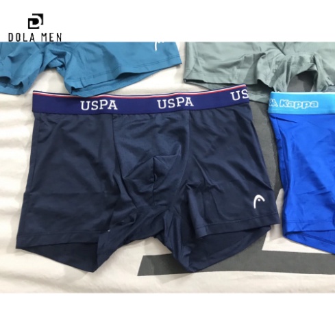 Quần Lót Poly Boxer Nam Sport Gym - thun lạnh korea Head, Kappa, K-Swiss