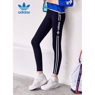 Adidas clover women high waistband high leggings black modal legging slim sports leggings