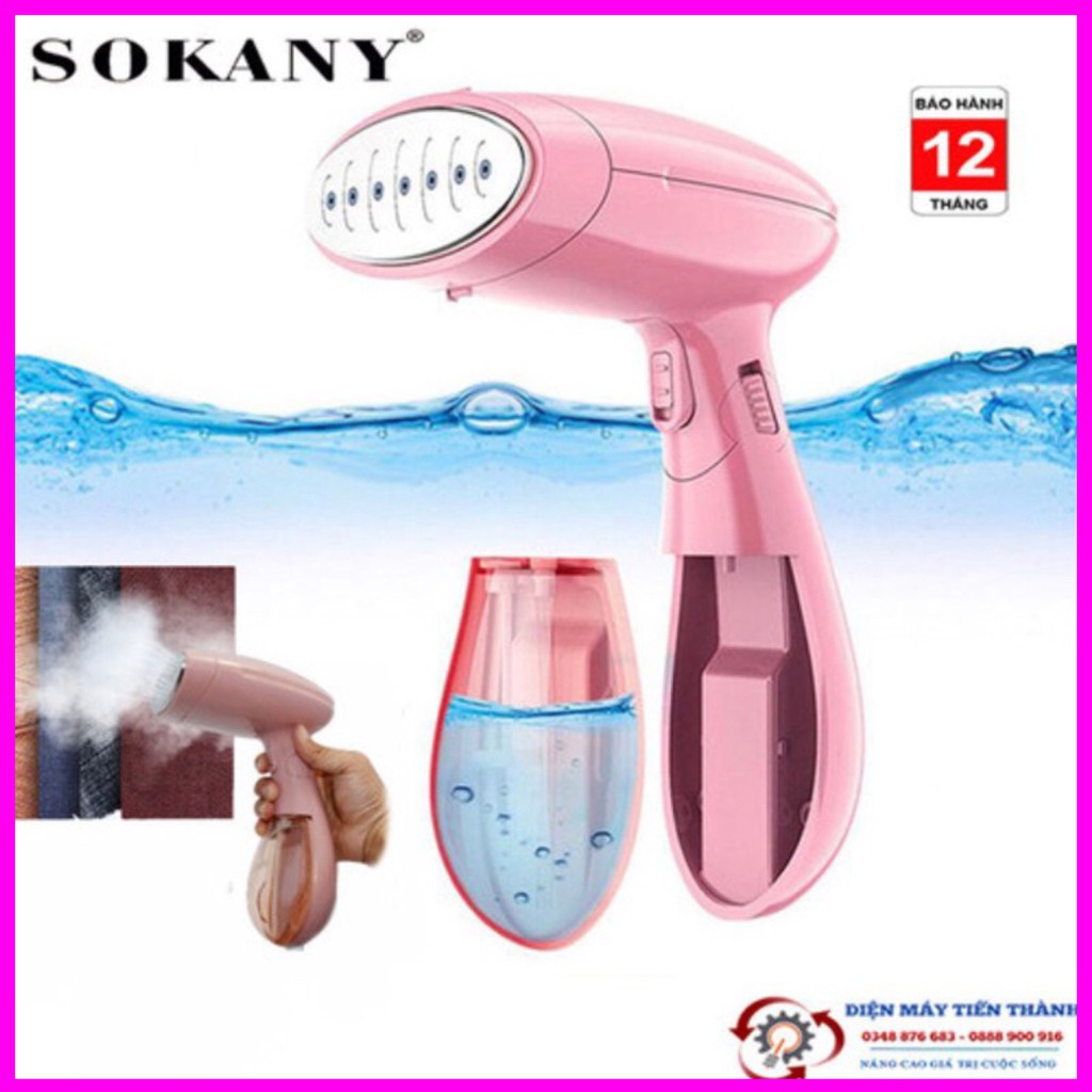 Bàn Là, Bàn Ủi Hơi Nước Cầm Tay SoKaNy Hàng Chính Hãng Bảo Hành 12 Tháng GDBS
