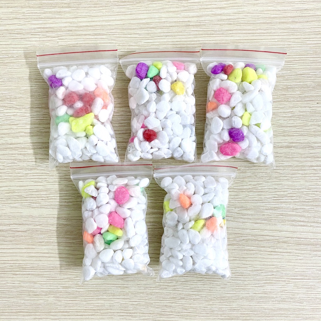 Sỏi màu trang trí bể cá