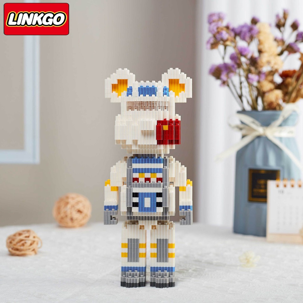 Đồ chơi lắp ráp, đồ chơi lắp ghép lego 3D mô hình bearbrick 19cm