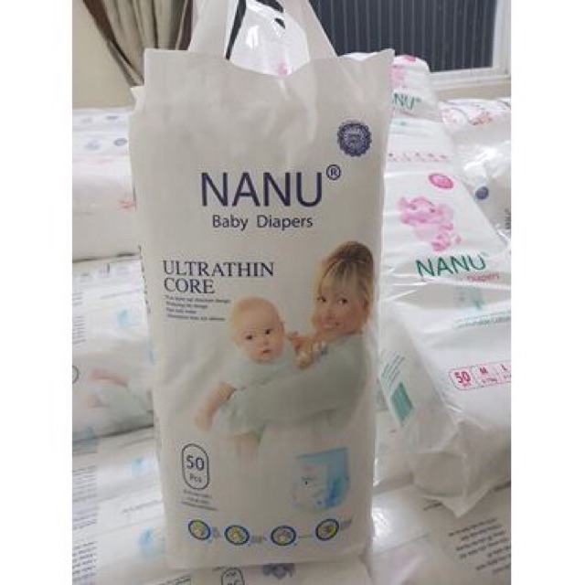 Bỉm trần quần Nanu Baby size M100/L100/XL100