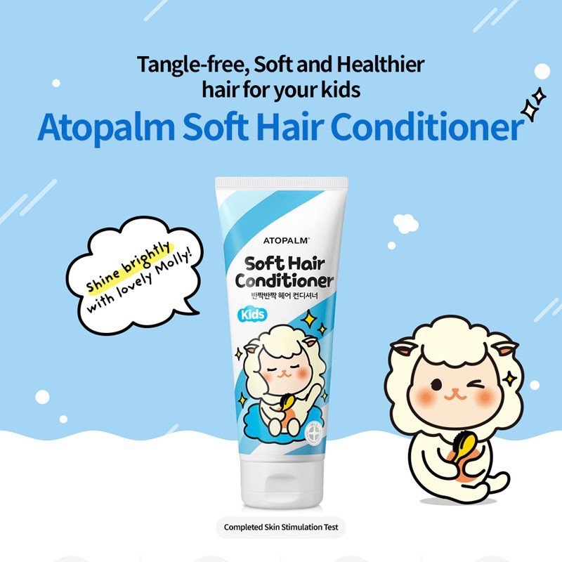 Dầu dưỡng/xả tóc cho bé ATOPALM Soft Hair Conditioner 200m