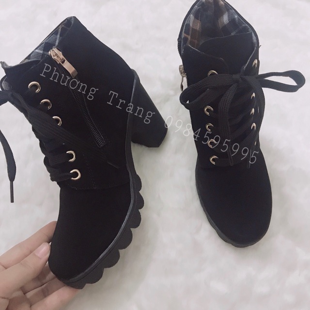 [Mã FASHIONGREEN15 giảm 10% tối đa 30k đơn từ 99k] Boot cao gót mẫu mới - Kèm clip và ảnh | BigBuy360 - bigbuy360.vn