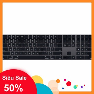 Bàn phím Apple Magic Keyboard with Numeric Keypad - US English, Space Grey, MRMH2ZA/A - Hàng Chính Hãng