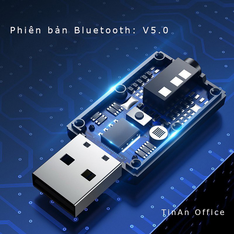 Thiết Bị Chuyển Đổi Bluetooth USB V5.0, Thiết Bị Thu Bluetooth Âm Thanh Không Dây