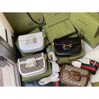 Túi gucci horsebit 1955 mini fullbox bản 2 dây ản thật