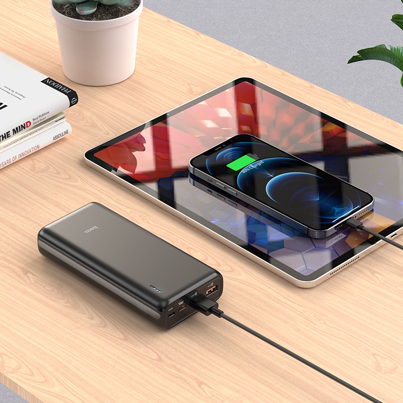 Sạc dự phòng Hoco J80A 20000mah sạc nhanh 22,5W công nghệ sạc nhanh QC3.0 PD VOOC hàng chính hãng bảo hành 12 tháng