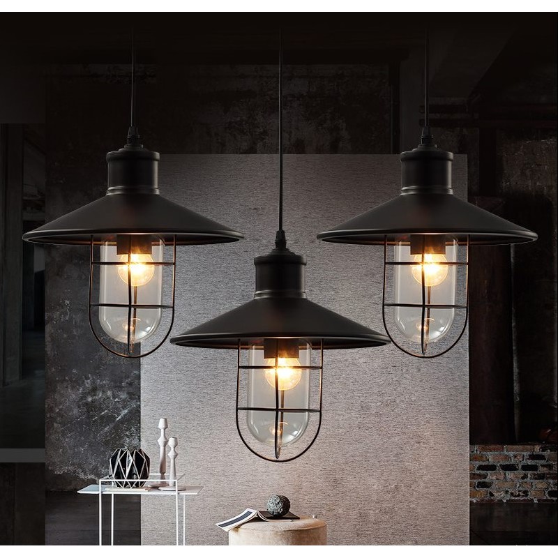 ĐÈN THẢ CHAO SẮT TRÒN Đèn thả chao chống nổ