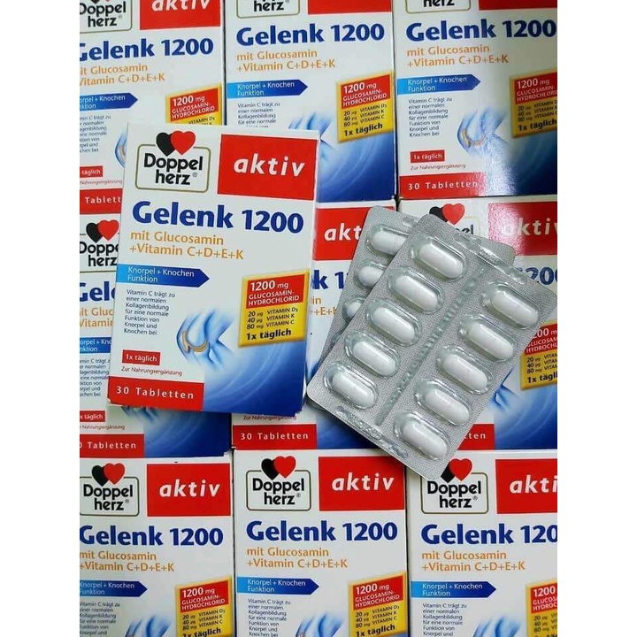 Viên uống bổ khớp Gelenk 1200 Doppelherz Aktiv-Hàng Đức
