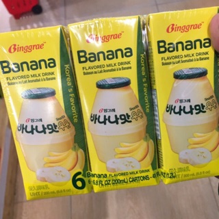 [Hàng có sẵn ] SỮA CHUỐI HÀN QUỐC - 바나나맛 우유 🍌🍌🍌🍌