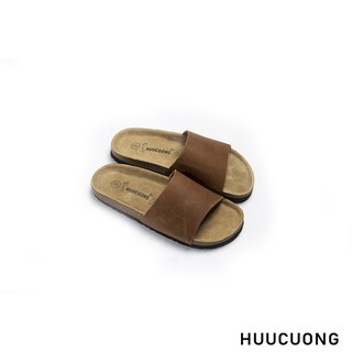 DÉP HỮU CƯỜNG 1 QUAI DA BÒ - ĐẾ TRẤU, DA THẬT