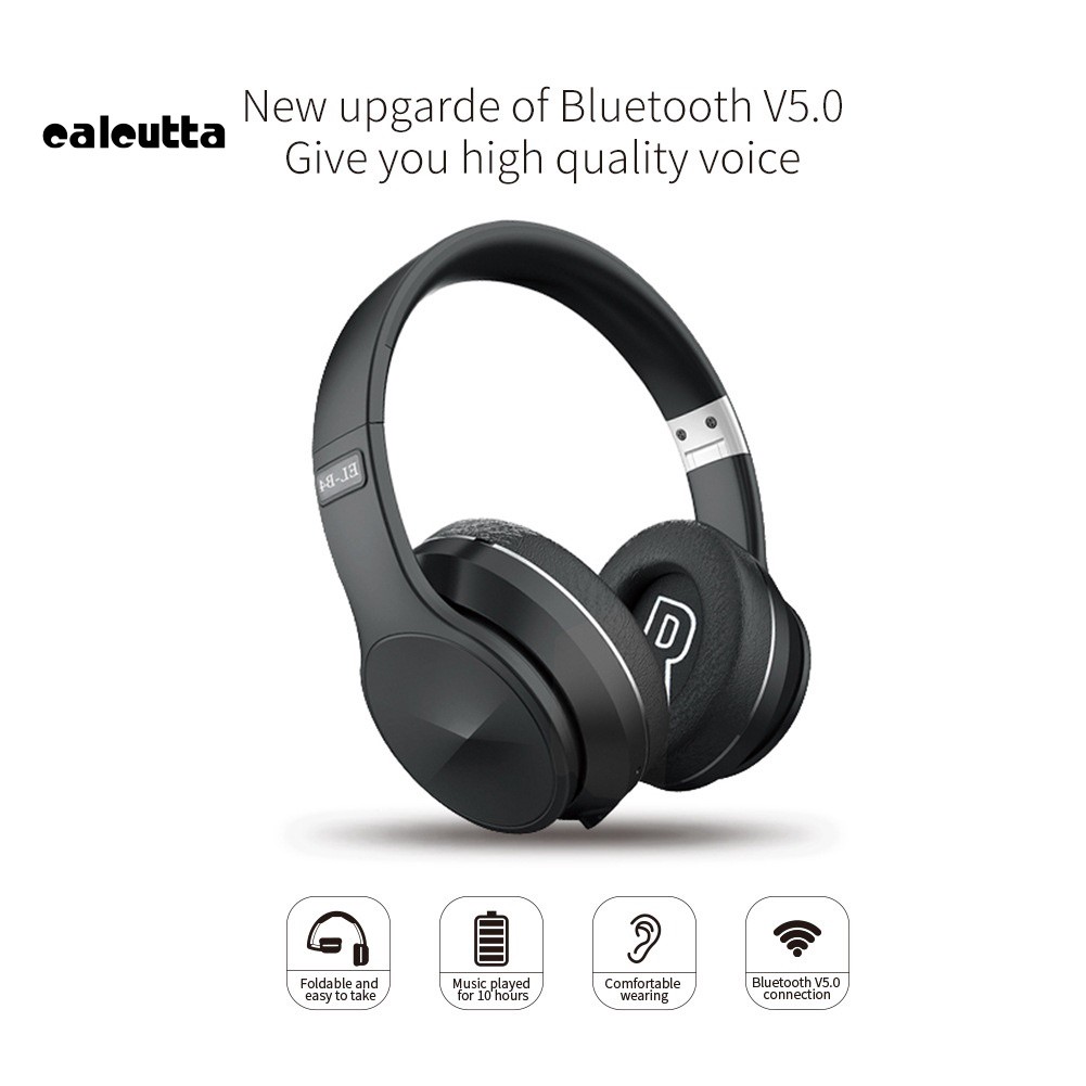✡YYS✡Over Ear Bluetooth 5.0 Stereo Bass Music FM Wireless Headphone Sports Headset