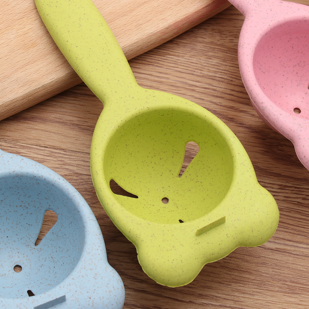 Dụng Cụ Tách Lòng Trắng Trứng Gà Hoạt Hình Bằng Sợi Lúa Mì Thân Thiện Với Môi Trường Đa Màu Sắc Cho Nhà Bếp Gia Đình