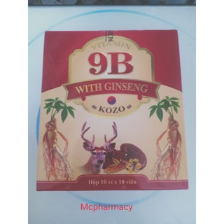 Vitamin 9B with Gingseng kozo hộp 100 viên