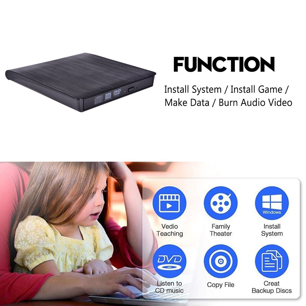 Ổ Đĩa Quang Đọc Đĩa Cd Dvd Kết Nối Usb | BigBuy360 - bigbuy360.vn