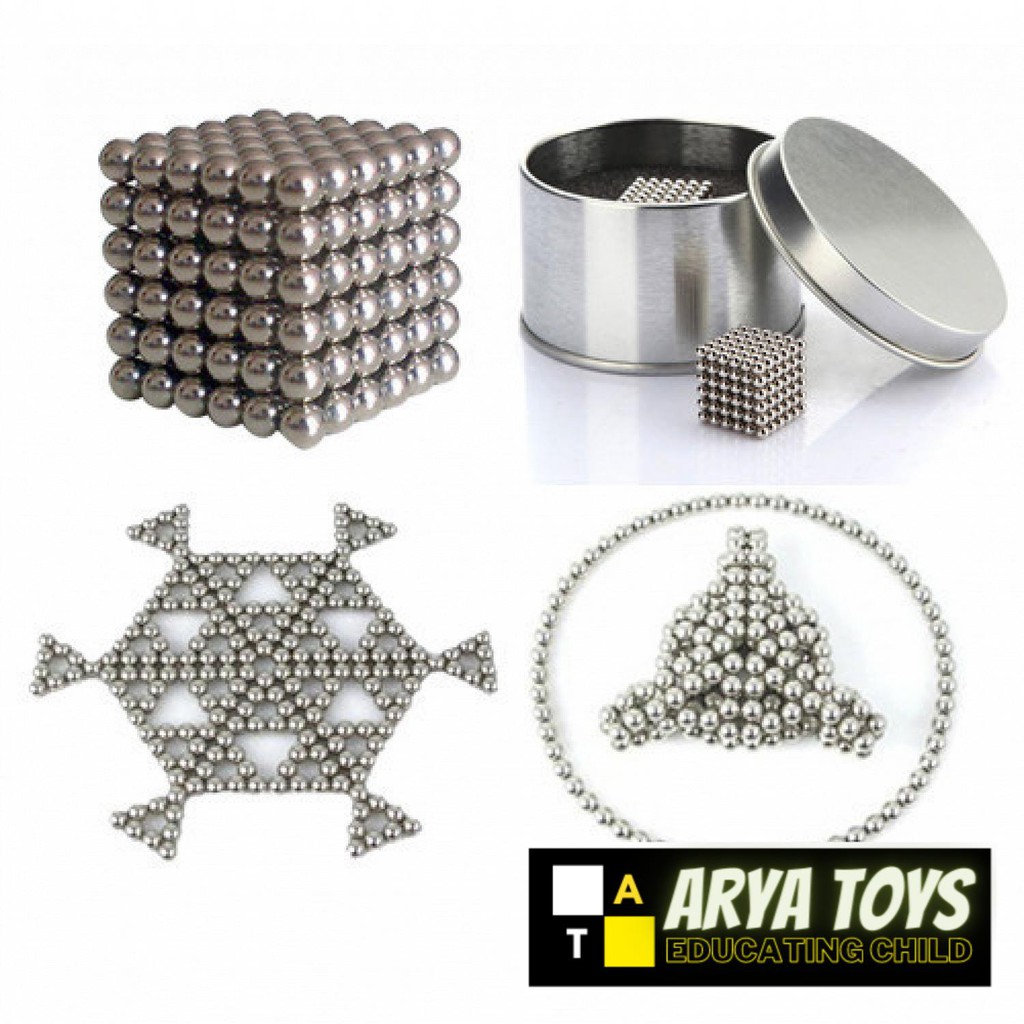 Set 216 Quả Bóng Nam Châm Đồ Chơi Aryatoys - Minocool Buckyballs Neocube 3mm - Th007004a