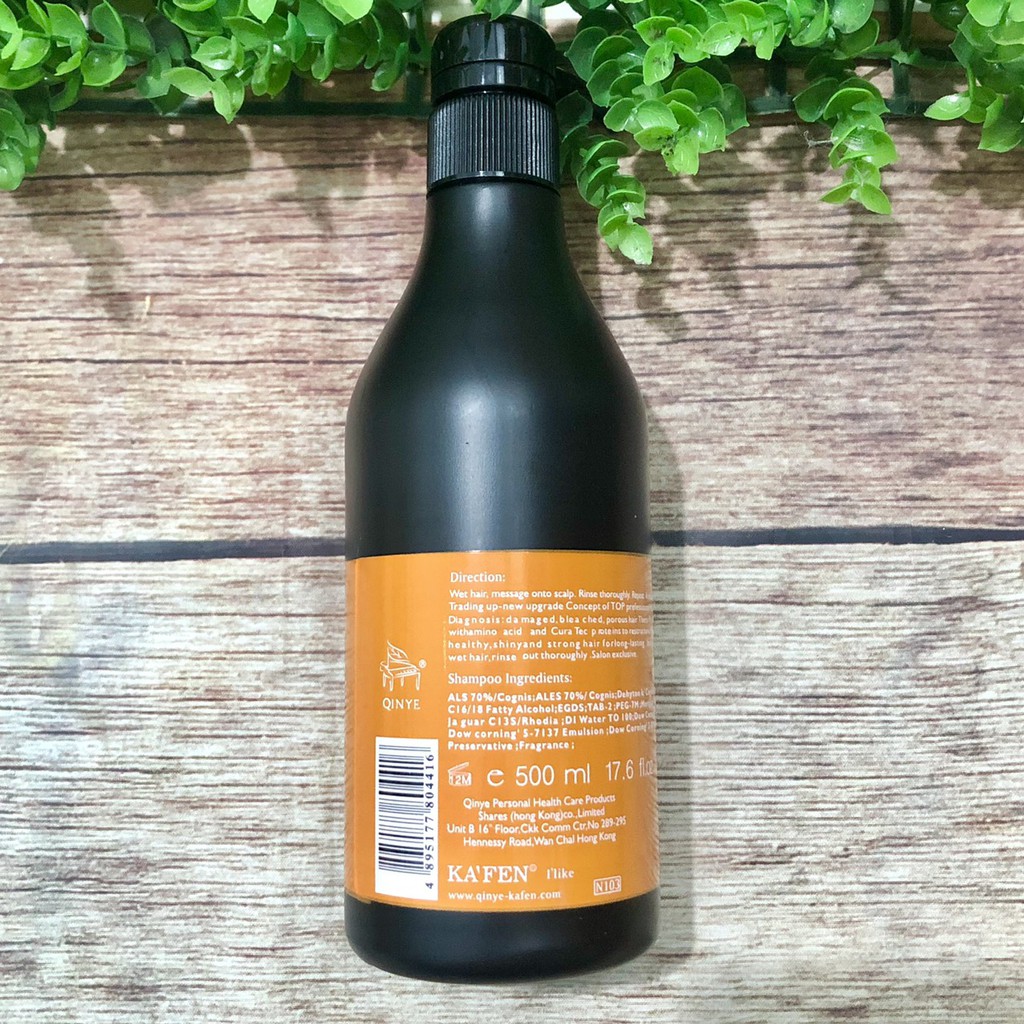 [+Tặng mũ trùm] DẦU GỘI CHĂM SÓC TÓC UỐN NHUỘM KAFEN PERM COLOURED HAIR 500ML