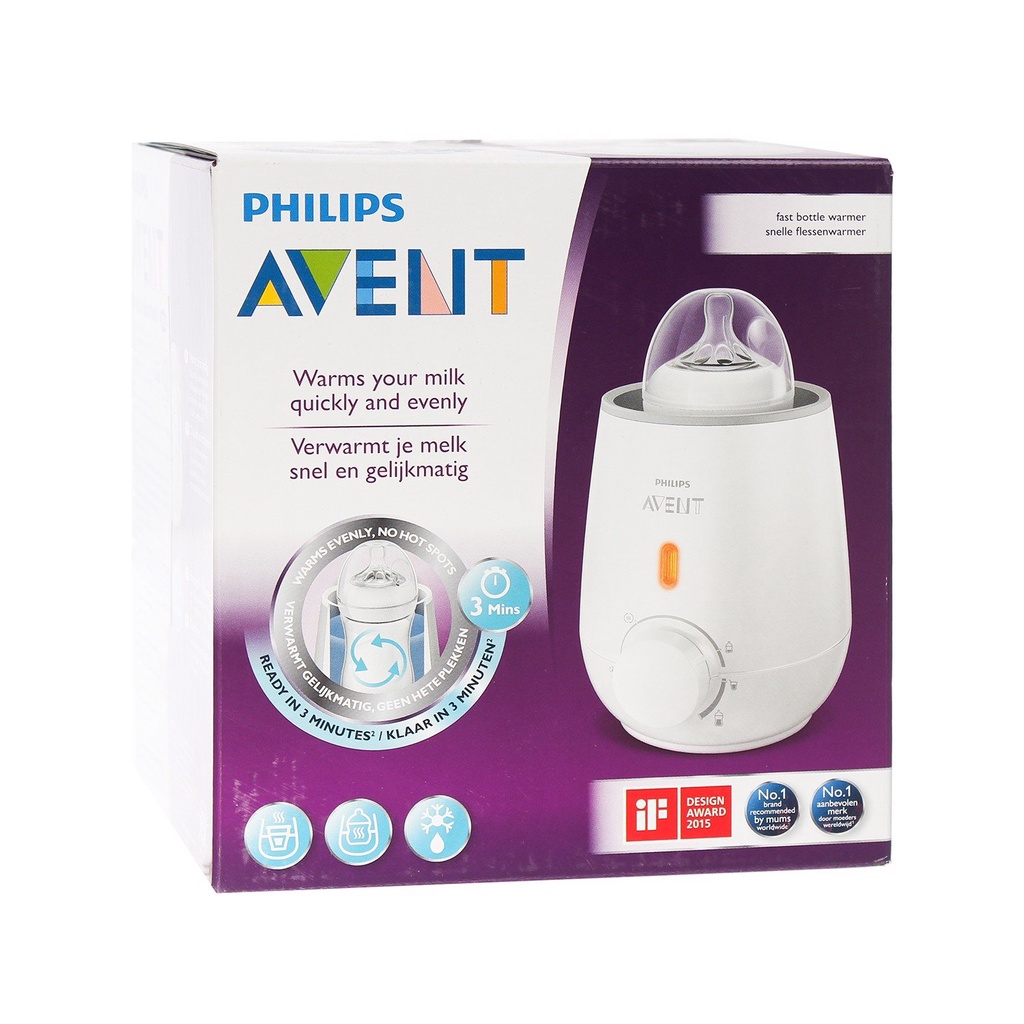 Máy hâm sữa và thức ăn siêu tốc Philips Avent SCF355/07 nhập khẩu Đức