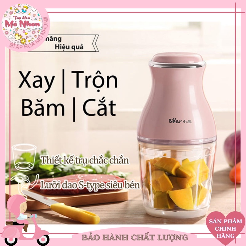 Máy xay đa năng Bear 0,6L và 0,3L cho bé ăn dặm