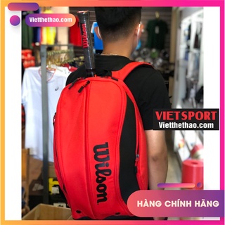 Balo Tennis Wilson DNA Đỏ - Balo wilson đựng vợt tennis - Bao tennis