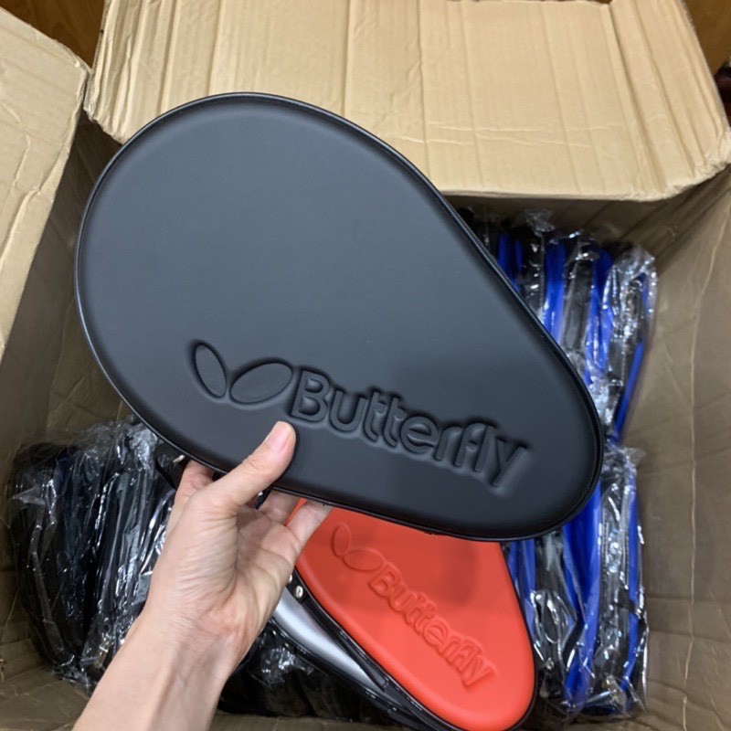 Bao vợt bóng bàn Butterfly chính hãng túi đựng vợt bóng bàn 2 ngăn màu đen đỏ xanh bạc