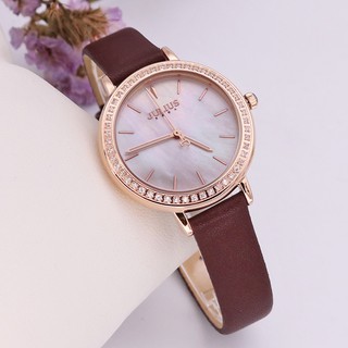 Đồng hồ nữ dây da Julius JA-1036D (Đỏ)
