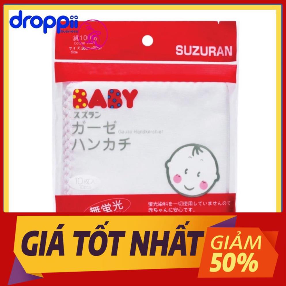 SALE KHÔ MÁU Khăn sữa Chitosan kháng khuẩn Suzuran Japan (5 cái/gói) (10 cái/gói) - Nhật Bản