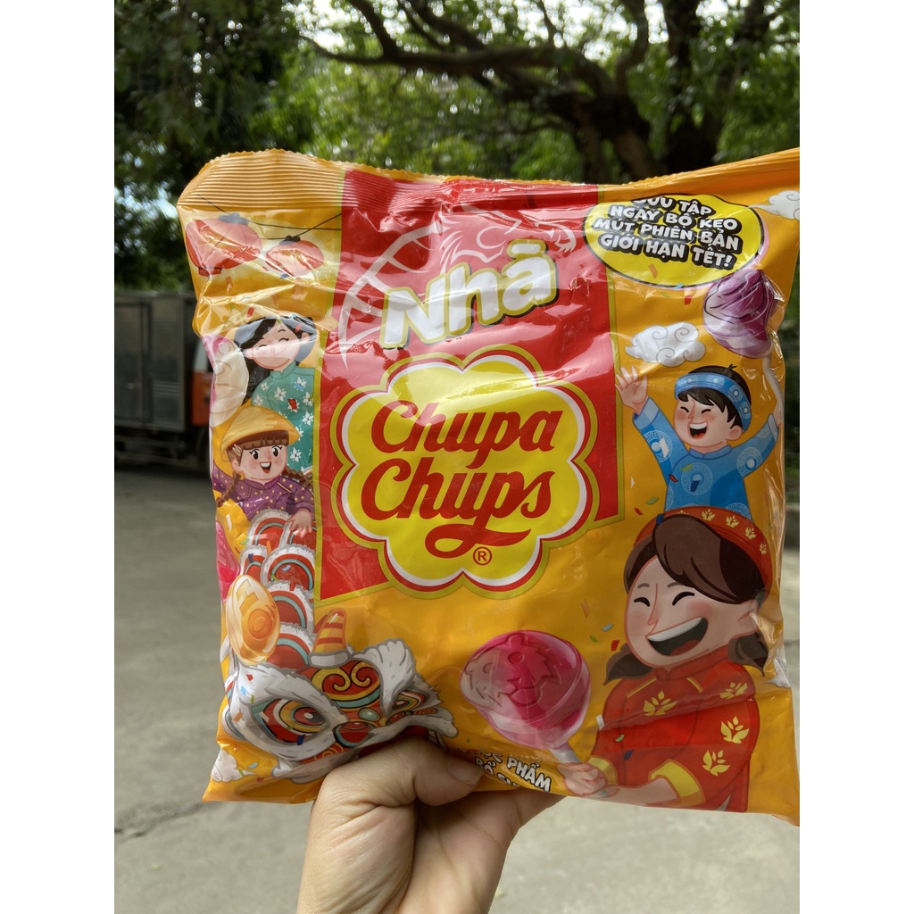 GÓI KẸO MÚT CHUPA CHUPS SẮC MÀU 50 chiếc