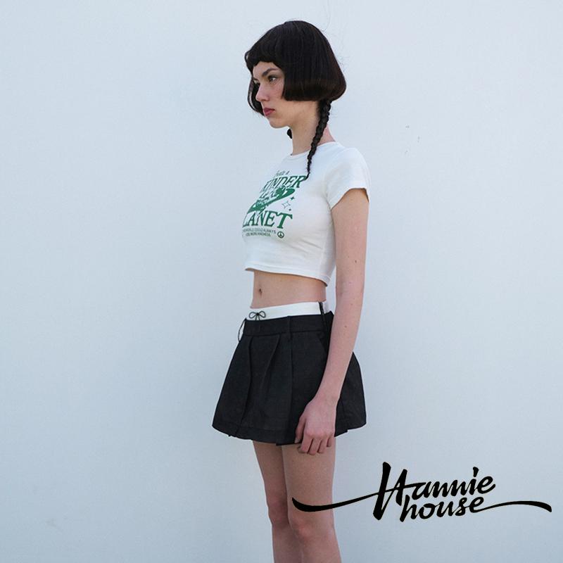 Áo Thun Nữ Ngắn Tay Cổ Tròn In Chữ Thời Trang