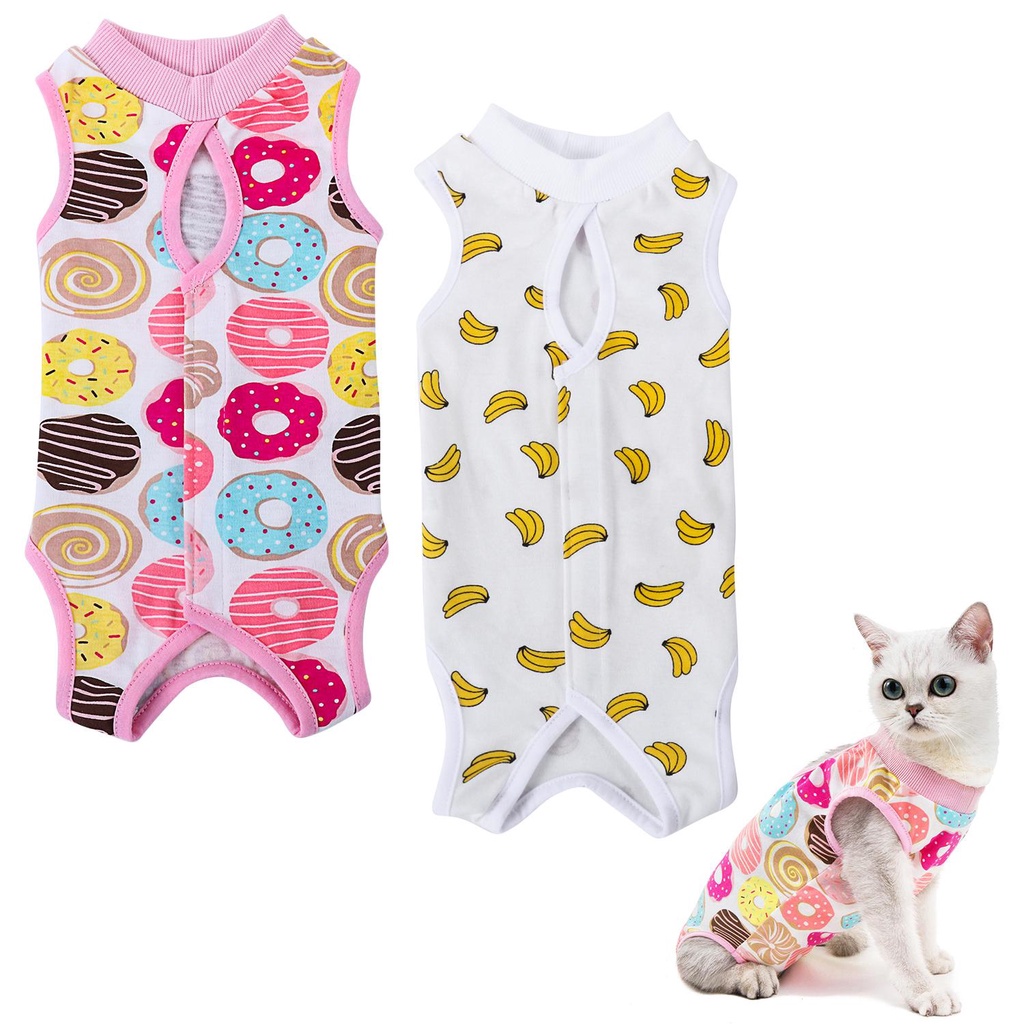 Bộ Quần Áo Phẫu Thuật Bằng Vải Cotton Cho Thú Cưng SHOUKEY