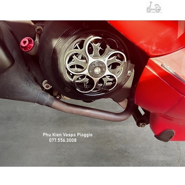 Ốp Quạt Gió Xoay Cho Vespa Hàng CNC Loại Xoay Được