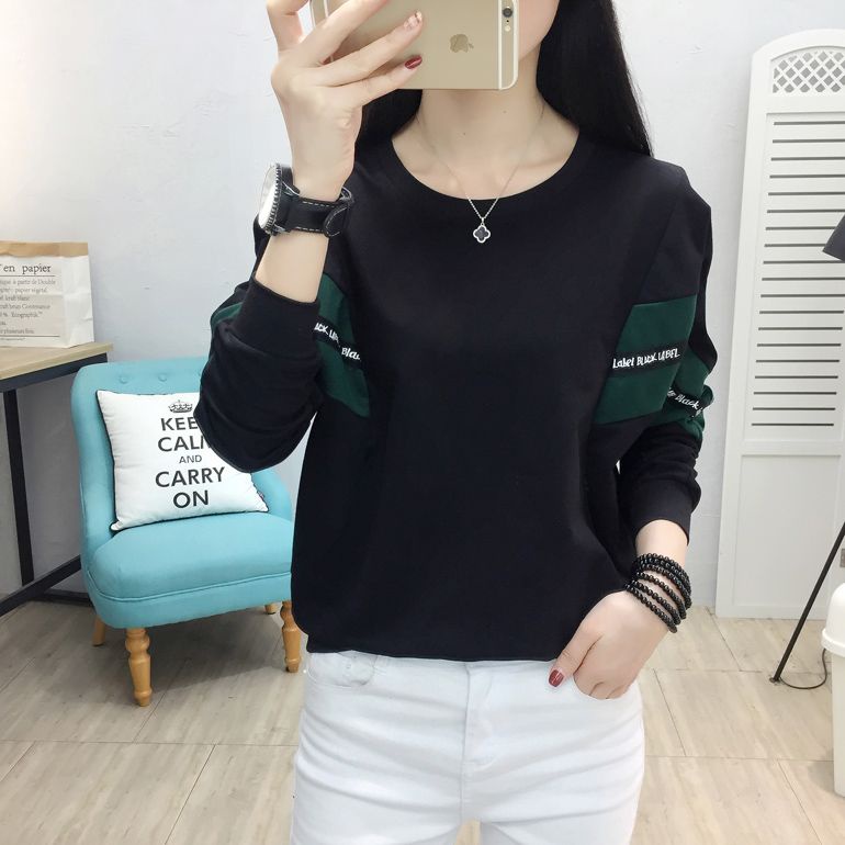 Áo Thun Nữ Dài Tay Dáng Rộng Phong Cách Mùa Thu Mới