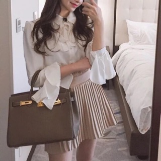 Sét váy+ áo sơ mi tiểu thư