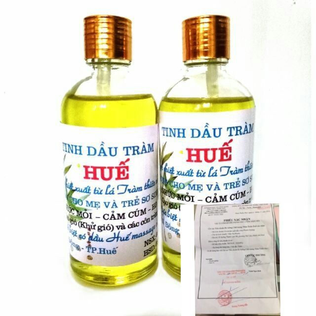 [cam kết hàng chuẩn 100%] Tinh dầu tràm Huế nguyên chất 100%