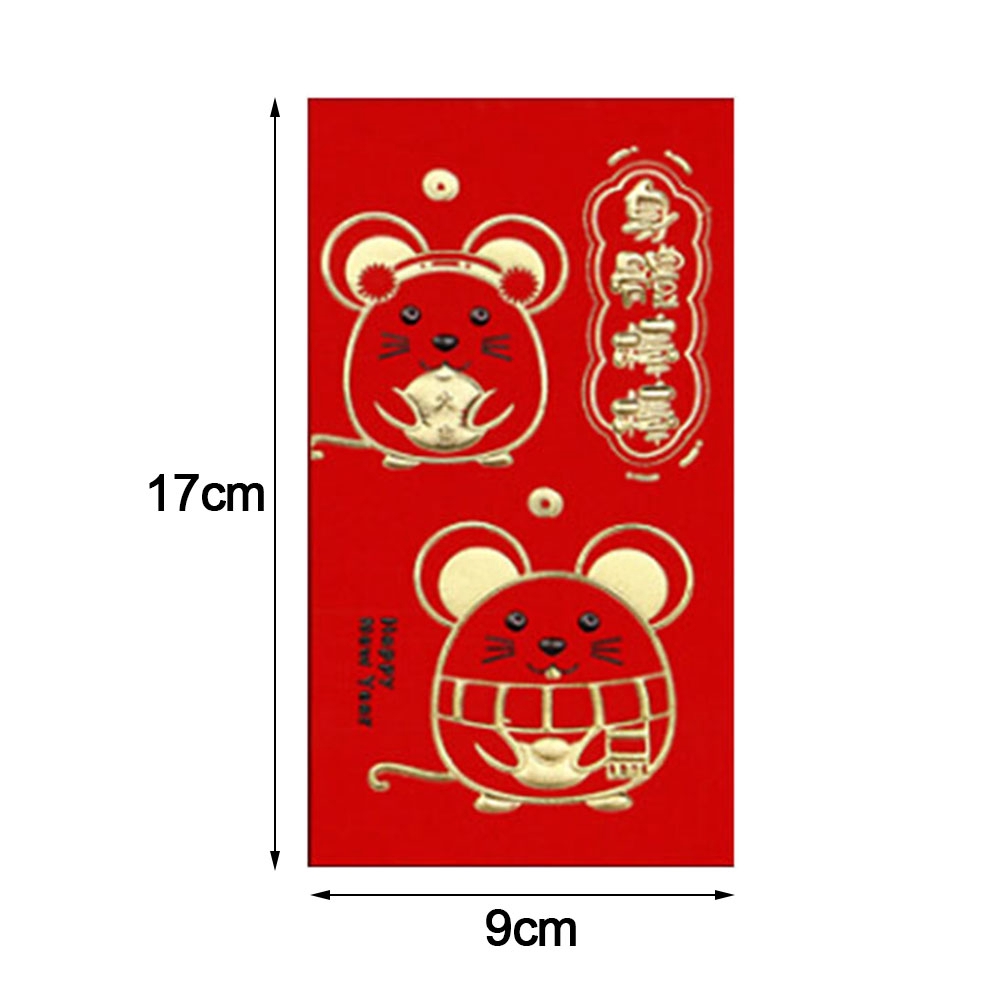 Set 16 bao lì xì phong cách trung quốc dùng cho tiệc cưới/năm mới