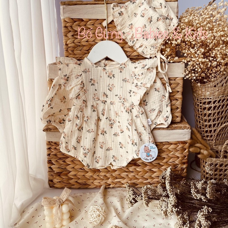 Body hoa nhí bèo vai cho bé