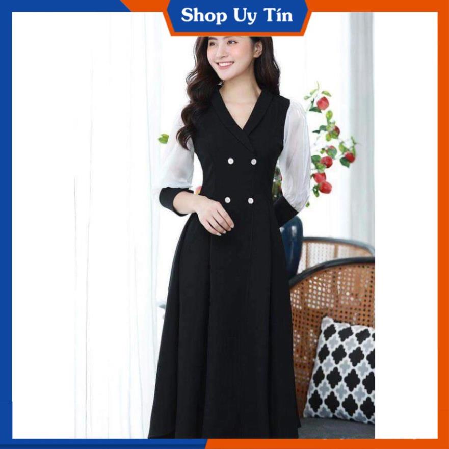 Váy Dự Tiệc Cưới Sang Trọng Đầm Công Sở Nữ Ôm Body Cao Cấp Thiết Kế Hàn Quốc Đi Chơi 3 Màu Đen Đỏ Xanh VD019 J2K