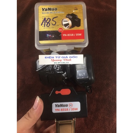 Đèn đội đầu siêu sáng chính hãng Yanuo 8318