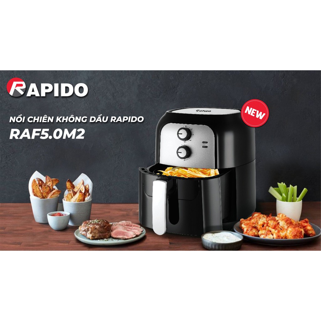 Nồi chiên không dầu Rapido RAF5.0M2