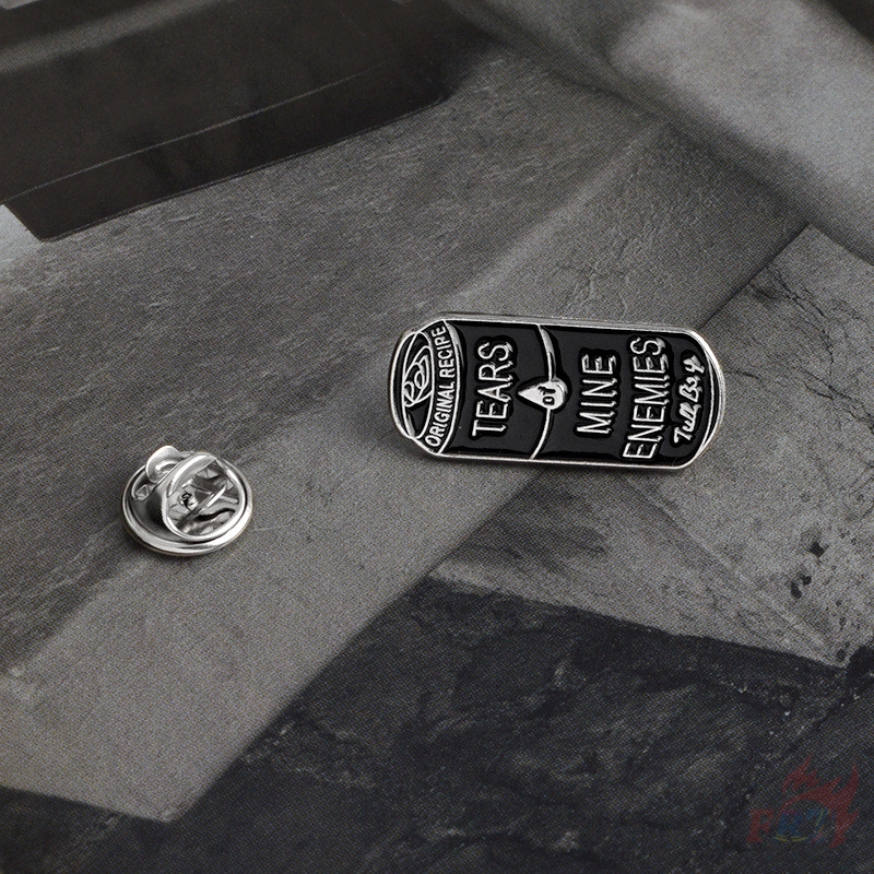 Trâm cài áo hình lon bia bằng kim loại ngộ nghĩnh thời trang