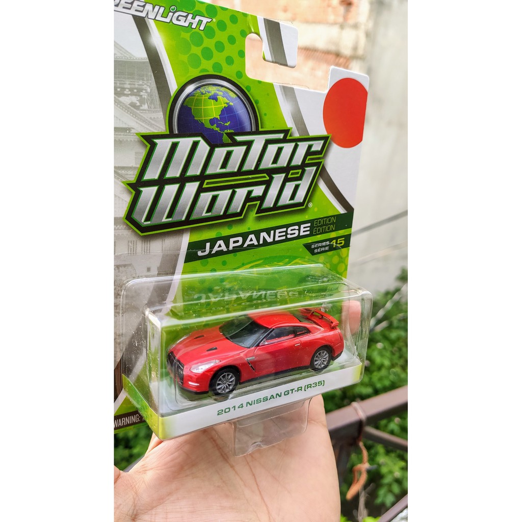 Mô hình tĩnh Greenlight Motor World Nissan GTR 35 tỷ lệ 1:64