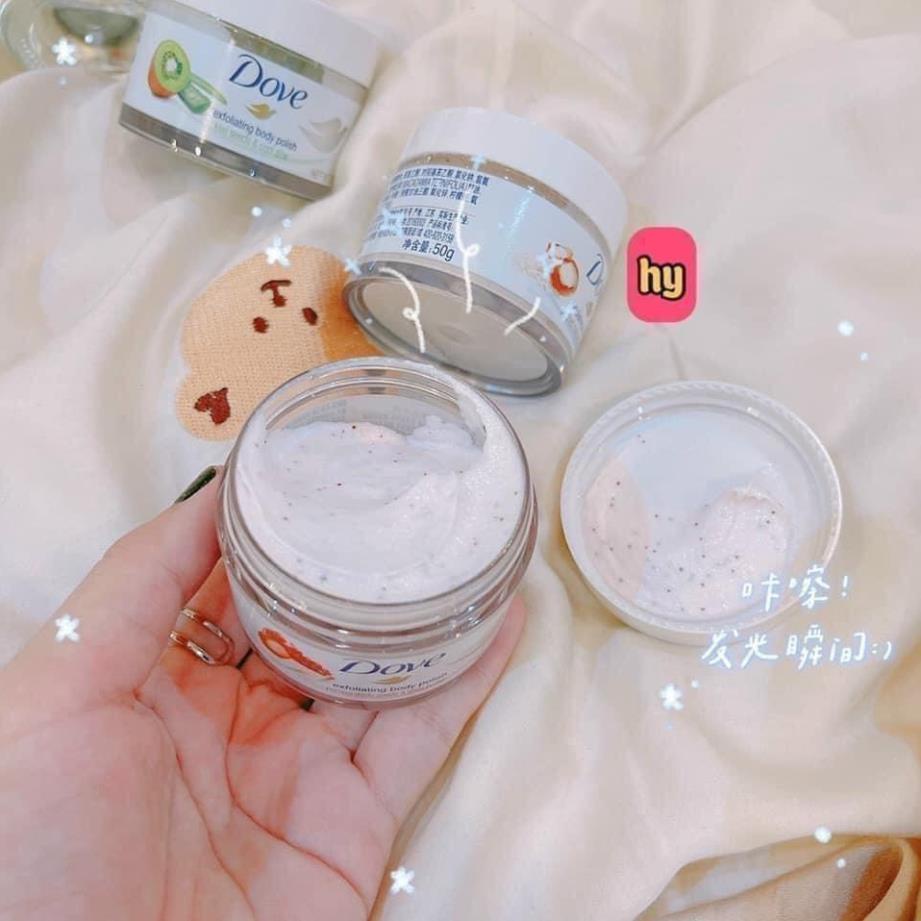 Tẩy da chết body DOVE giúp da mịn màng chiết xuất từ thiên nhiên hũ 50g [ Hàng Chính Hãng ] | BigBuy360 - bigbuy360.vn