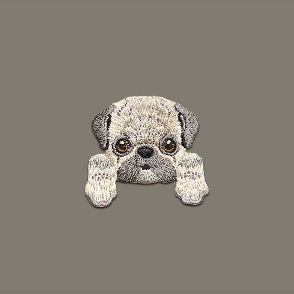 Sticker Ủi Thêu Hình Chó Shiba