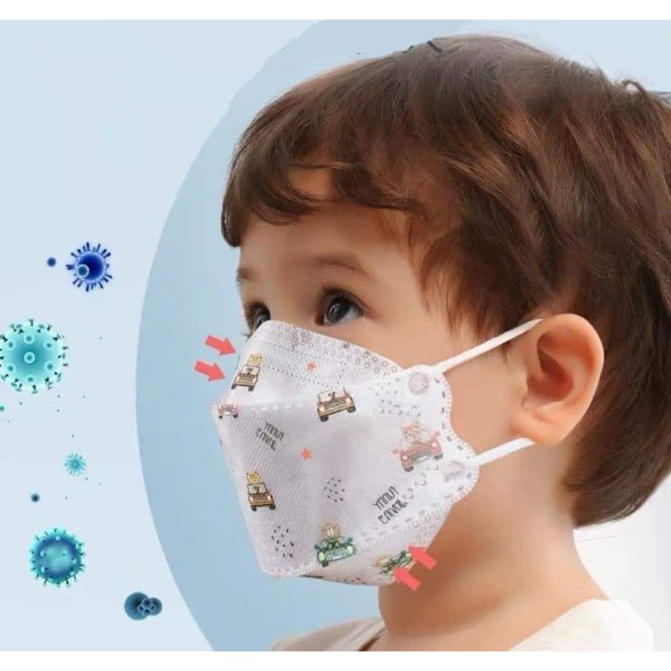 Khẩu trang trẻ em KF94 AN PHONG &amp; ĐẠI PHÁT (gói 10 cái)