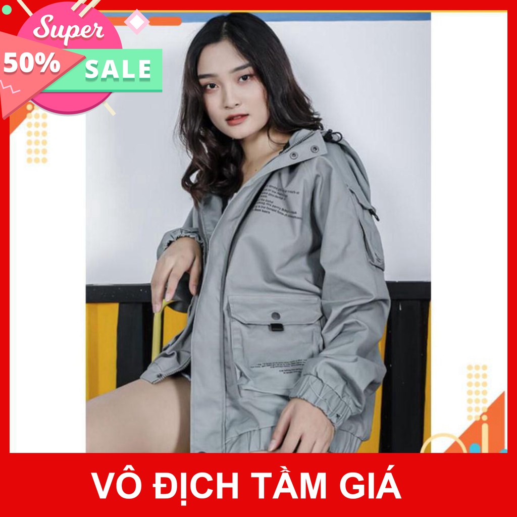 BANSI   ÁO KHOÁC DÙ IN CHỮ SUPREME TP