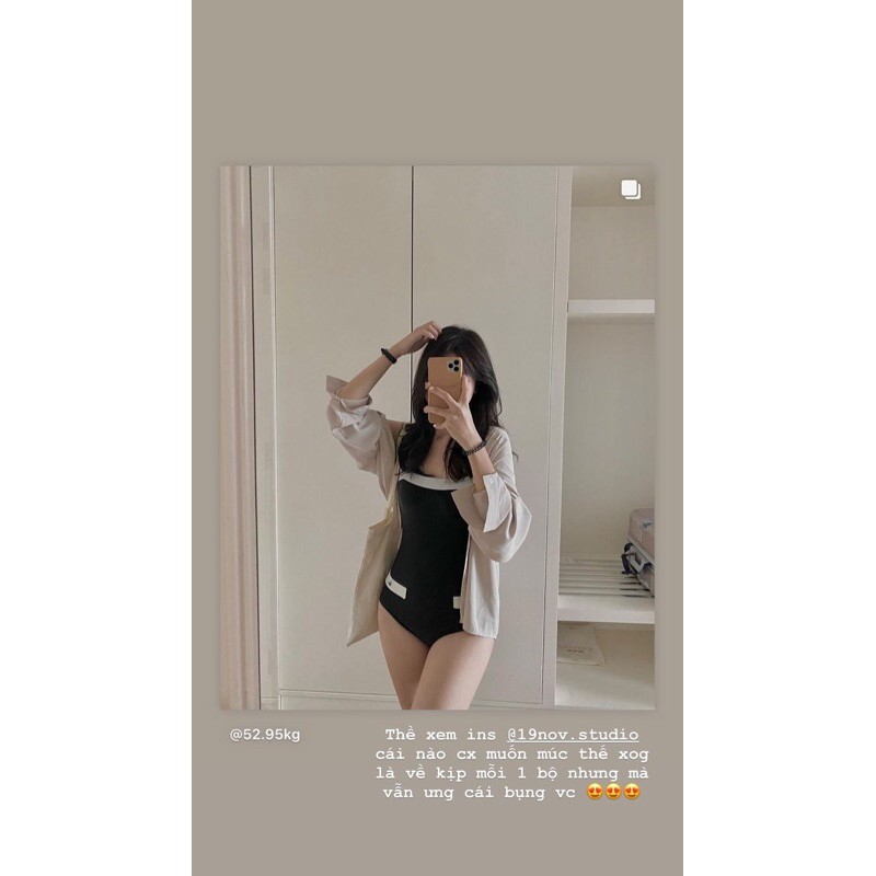 [ẢNH THẬT_SẴN] Bikini đồ bơi nữ 1 mảnh liền thân 2 dây Chanel | BigBuy360 - bigbuy360.vn